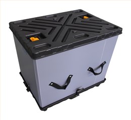 帶卡扣圍板箱 有鎖扣