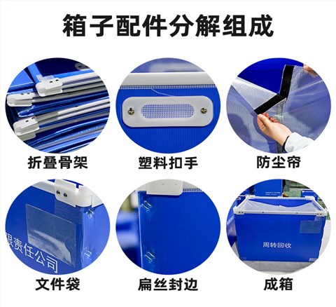 防塵簾中空板骨架箱