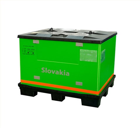 外貿(mào)定制化工原料圍板箱