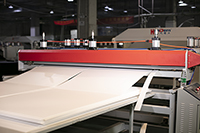 第五條中空板拉板線試做成功