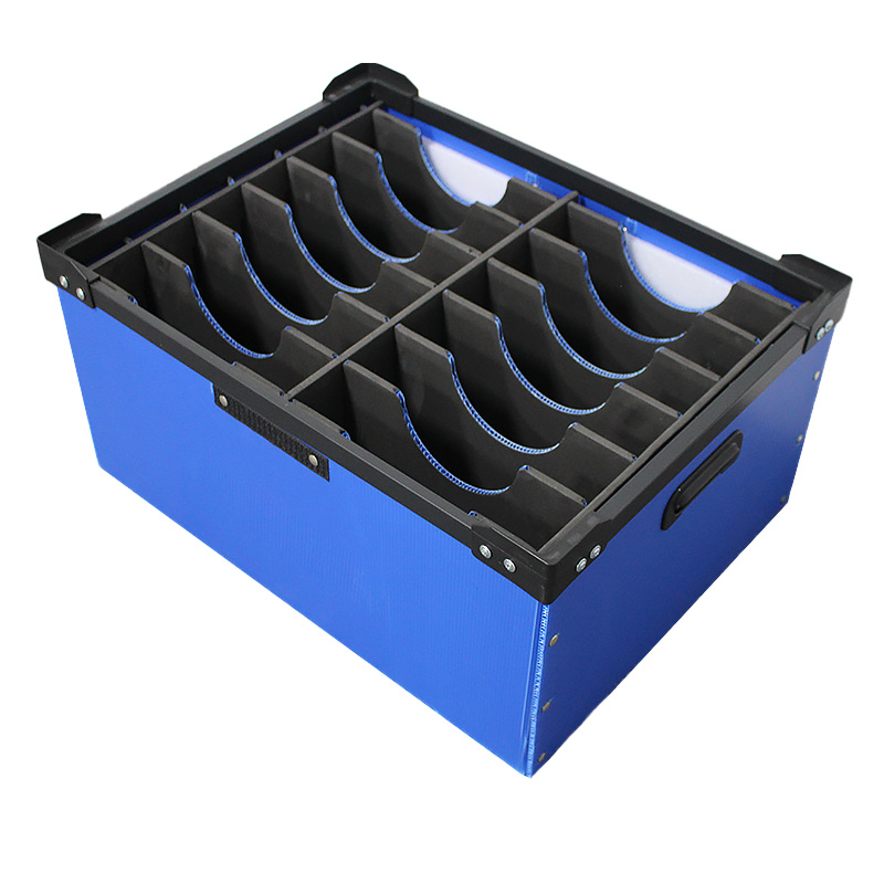 藍色 中空板骨架箱 帶刀卡